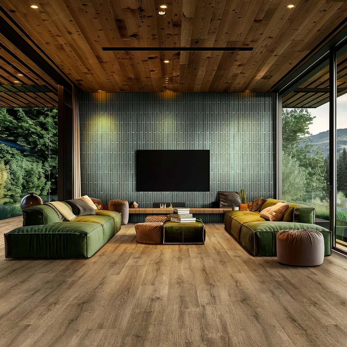Kallum Walnut Waves® Luxury Vinyl Planks