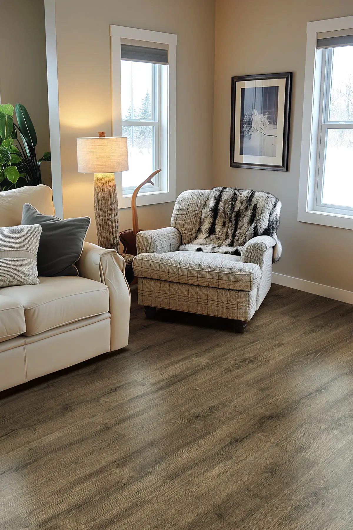 Kallum Walnut Waves® Luxury Vinyl Planks