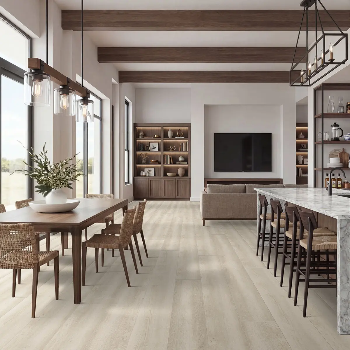 Shorecliffs™ Sunny Shake™ Hybrid Rigid Core Flooring