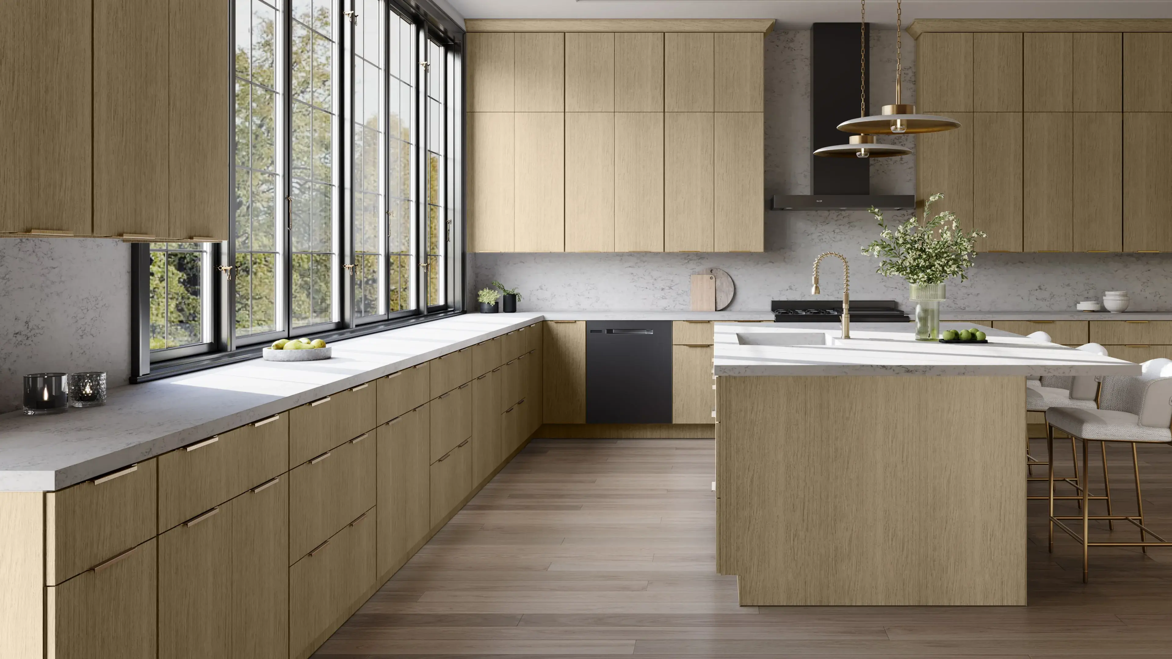 Allure® Luxe Desert Oak 9"W x 34.5"H x 24"D Base Cabinet (B09FD)