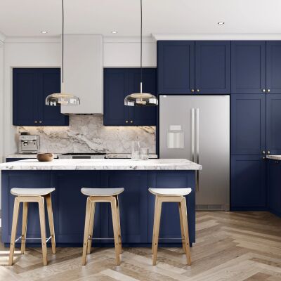 Illume® Tuscany Azul Marino 18"W x 30"H x 21"D Vanity Drawer Base (VDB18)