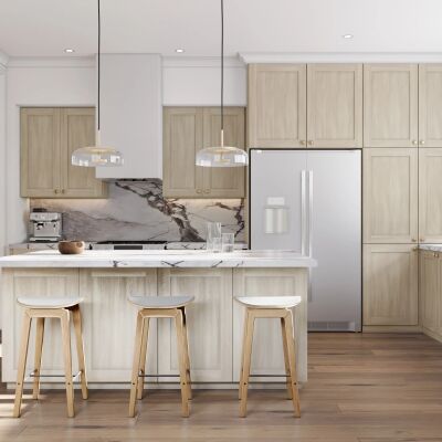 Illume® Tuscany Como Ash 1 30"W x 30"H x 21"D Vanity Cabinet (VB30)