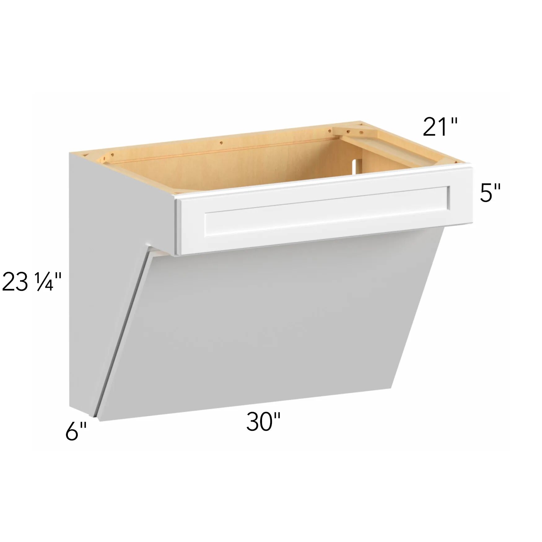 Allure® Galaxy Frost 30"W x 23"H x 21"D Vanity Cabinet (ADA-VSB30-WH-R)