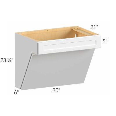 Allure® Galaxy Frost 30"W x 23"H x 21"D Vanity Cabinet (ADA-VSB30-WH-R)