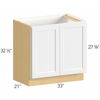 Allure® Galaxy Frost 33"W x 32.5"H x 21"D Vanity Cabinet (ADA-VSB33-R)