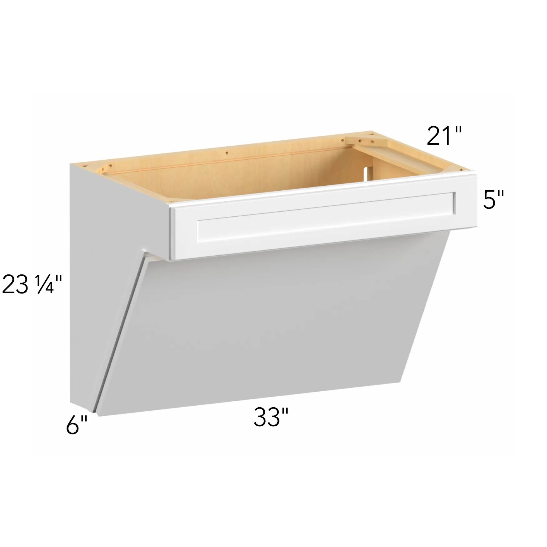 Allure® Galaxy Frost 33"W x 23"H x 21"D Vanity Cabinet (ADA-VSB33-WH-R)