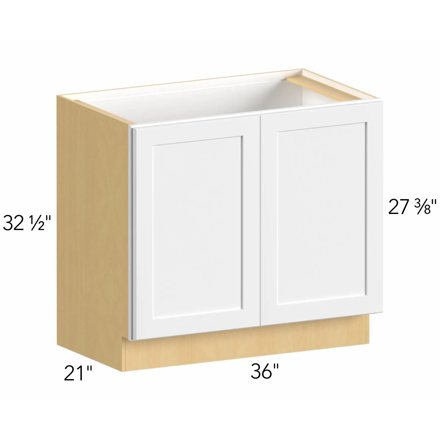 Allure® Galaxy Frost 36"W x 32.5"H x 21"D Vanity Cabinet (ADA-VSB36-R)
