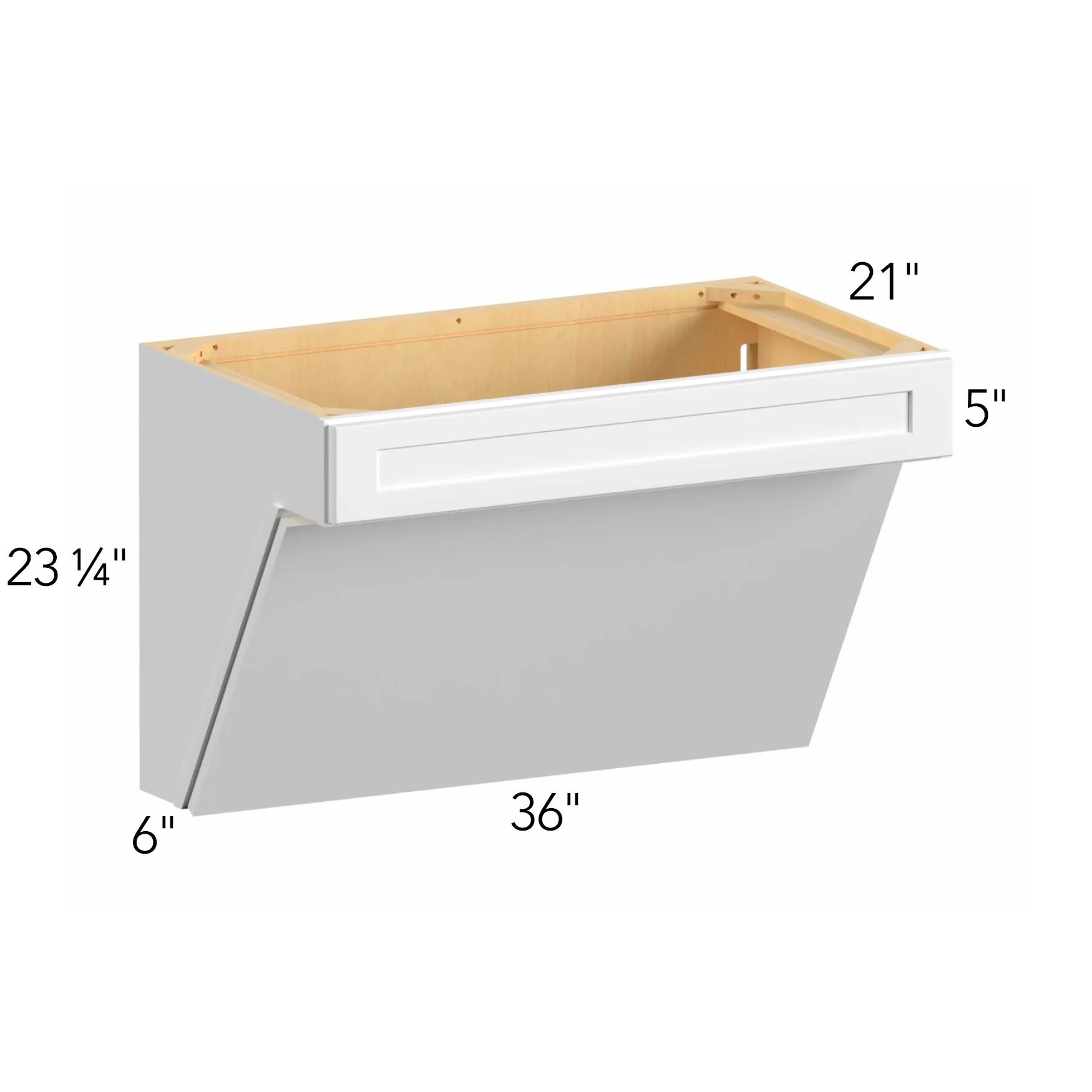 Allure® Galaxy Frost 36"W x 23"H x 21"D Vanity Cabinet (ADA-VSB36-WH-R)