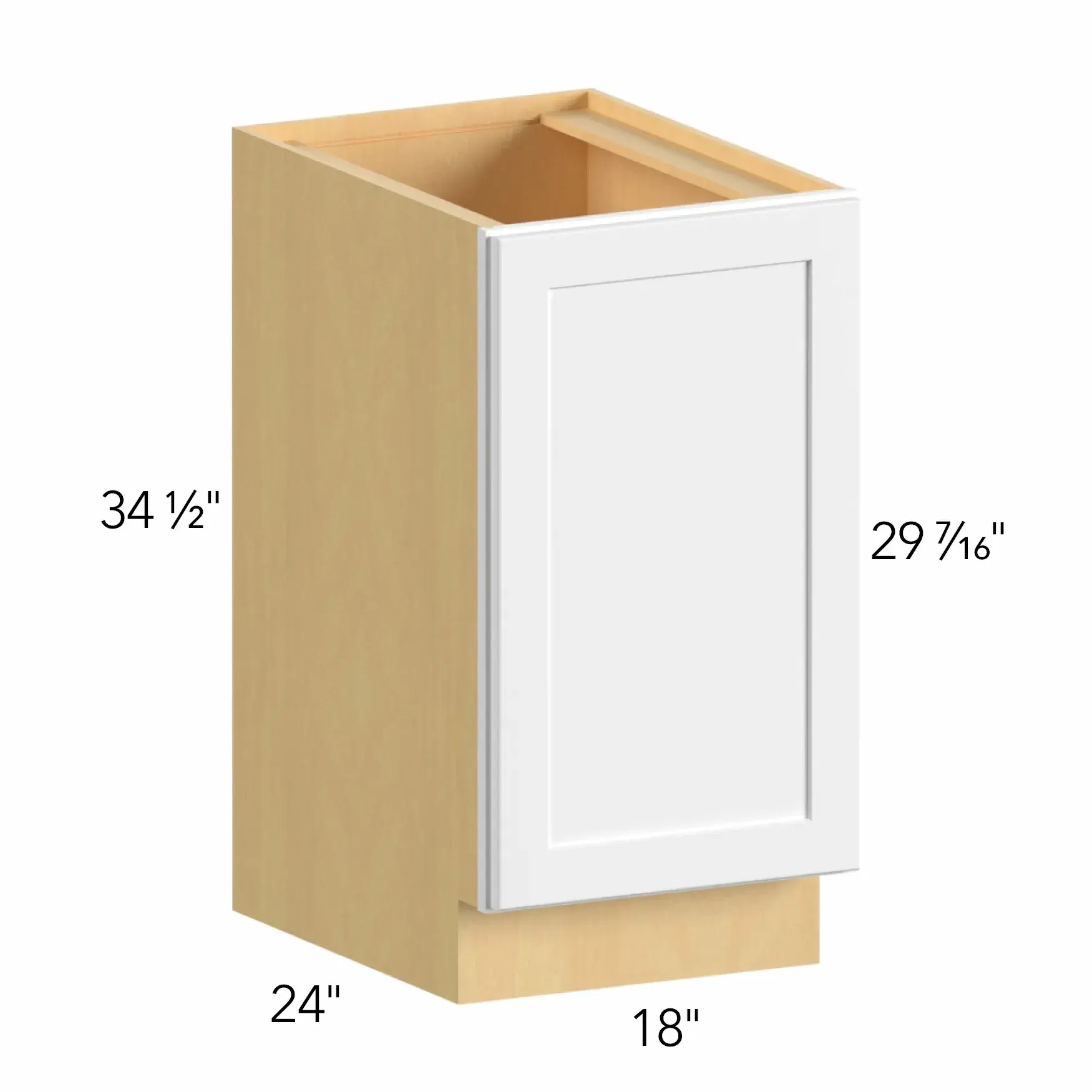 Allure® Echo Timber 18"W x 34.5"H x 24"D Base Cabinet (B18FD)