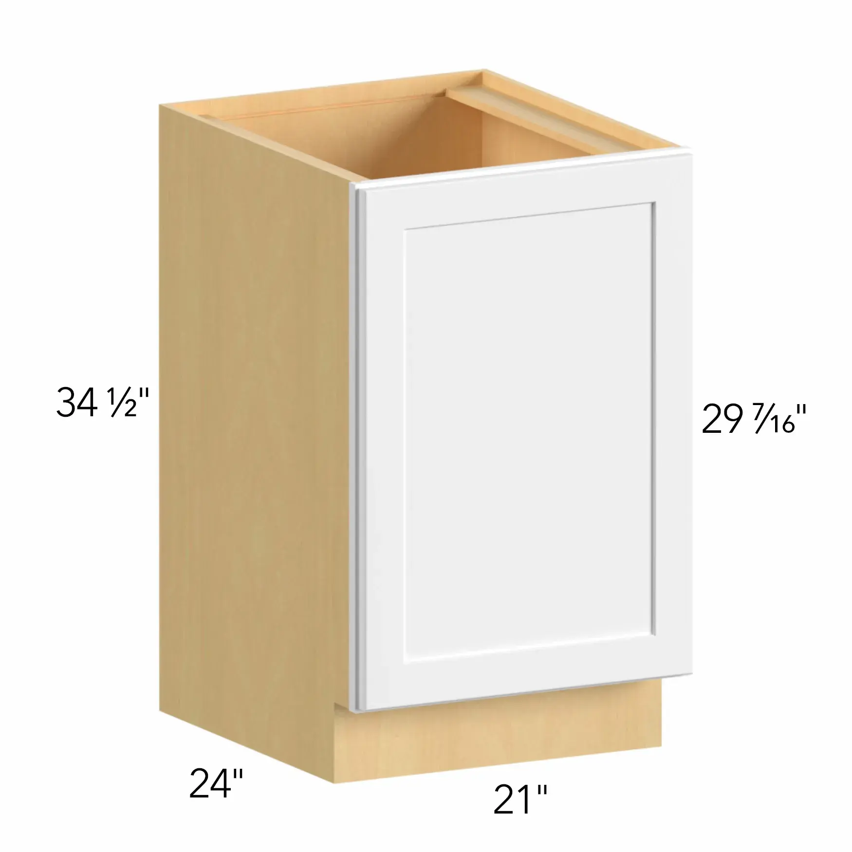 Allure® Echo Timber 21"W x 34.5"H x 24"D Base Cabinet (B21FD)