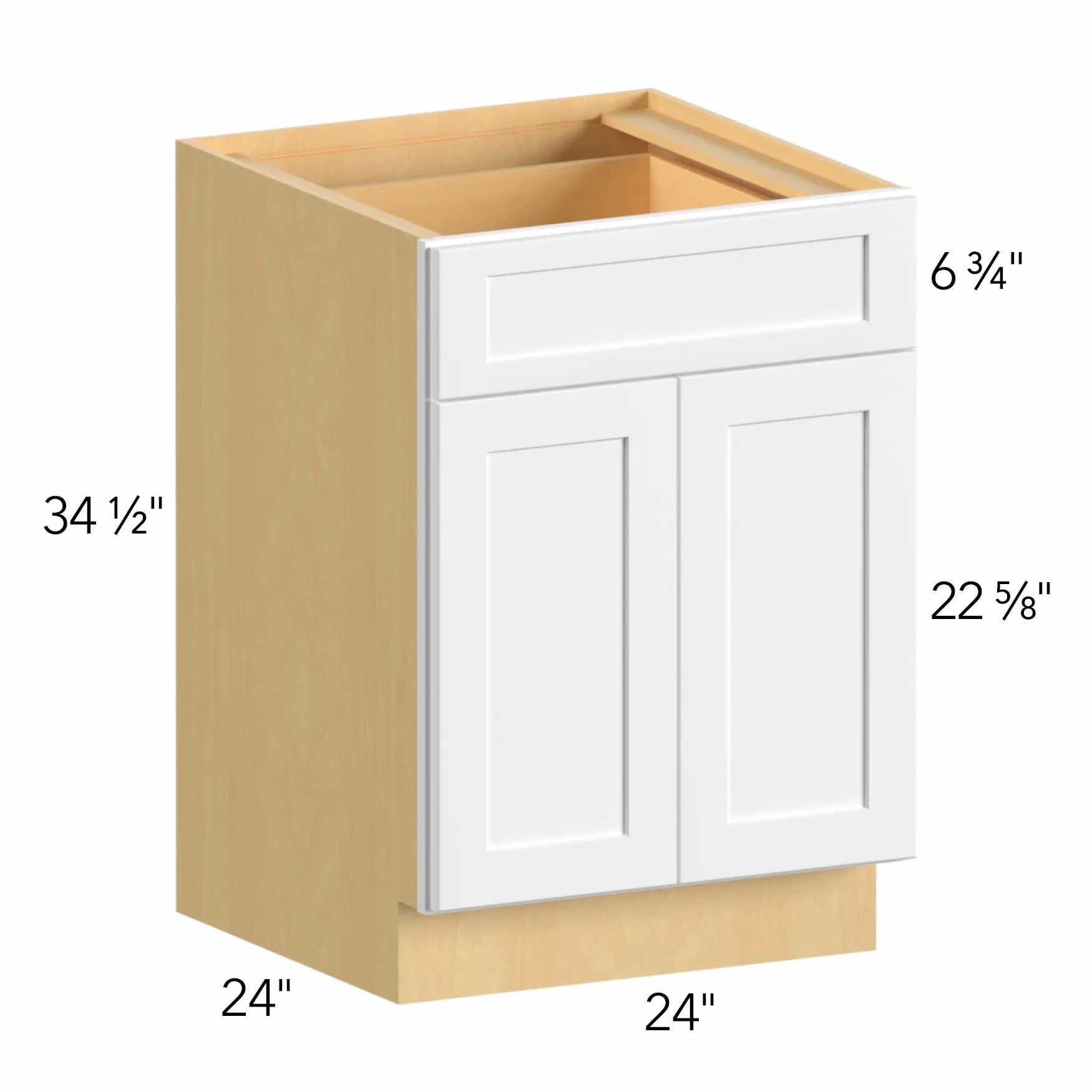 Allure® Echo Timber 24"W x 34.5"H x 24"D Base Cabinet (B24)