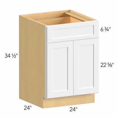 Allure® Echo Dove 24"W x 34.5"H x 24"D Base Cabinet (B24)