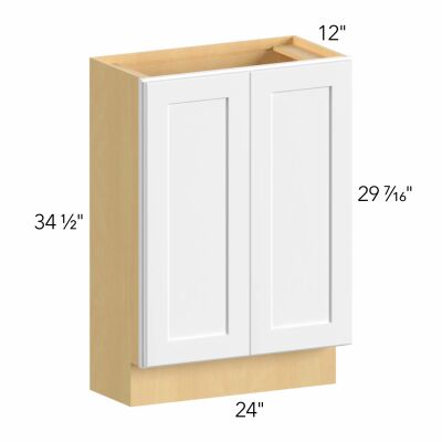 Allure® Echo Mocha 24"W x 34.5"H x 12"D Base Cabinet (B24FD-12D)