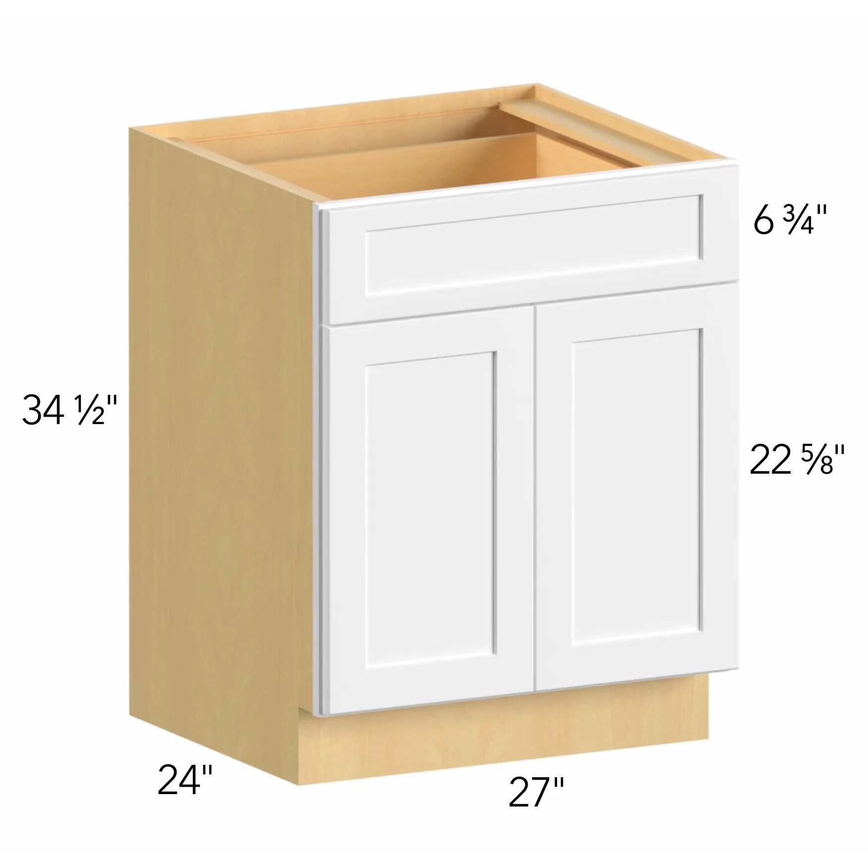Allure® Echo Timber 27"W x 34.5"H x 24"D Base Cabinet (B27)