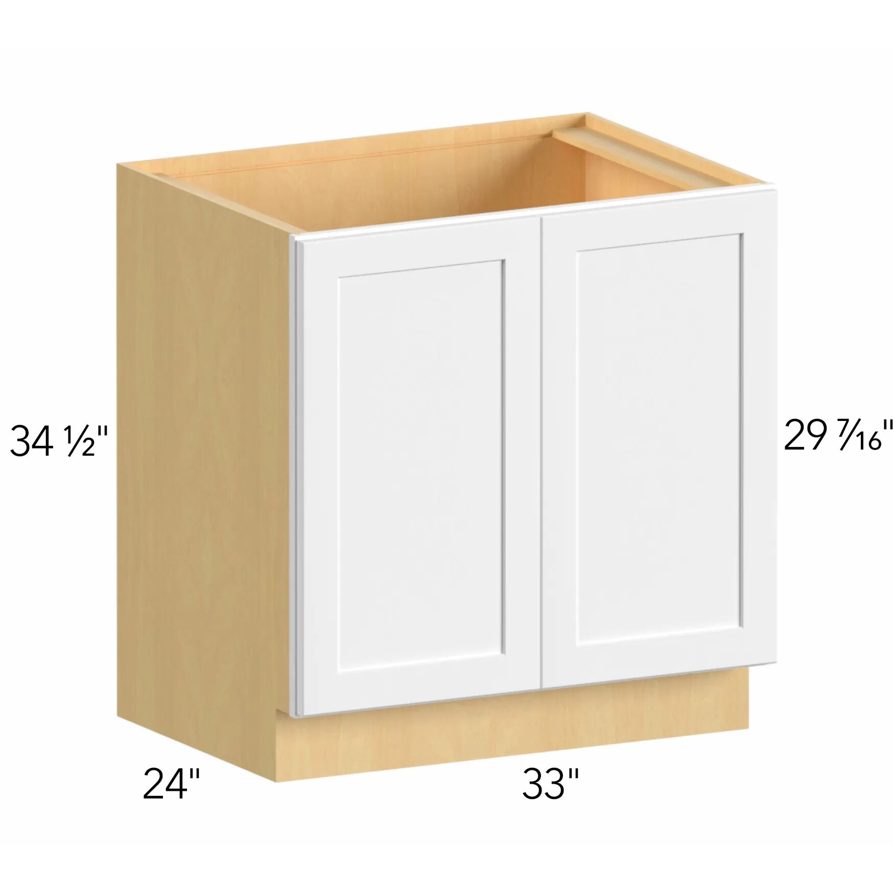 Allure® Echo Timber 33"W x 34.5"H x 24"D Base Cabinet (B33FD)