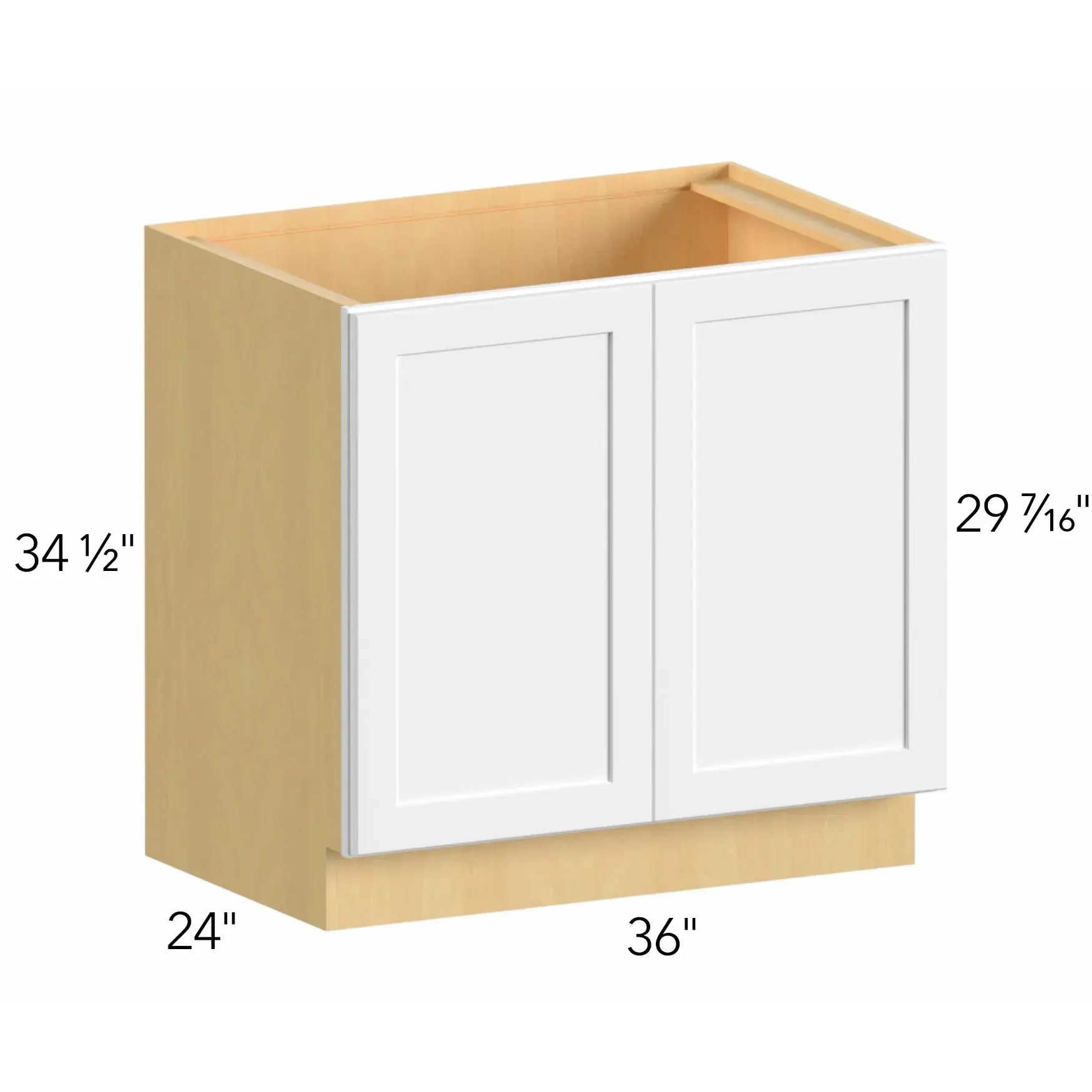 Allure® Echo Timber 36"W x 34.5"H x 24"D Base Cabinet (B36FD)