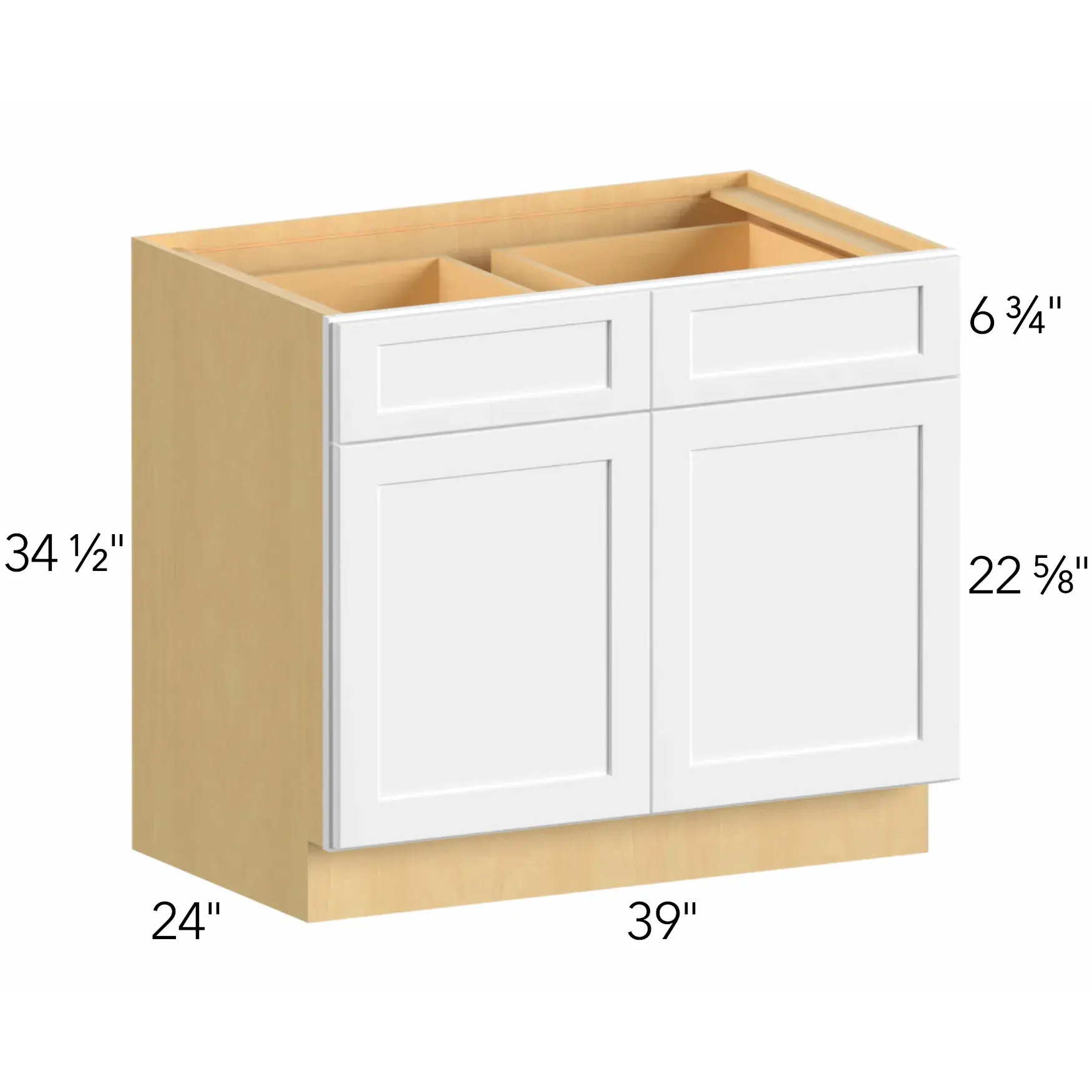 Allure® Echo Timber 39"W x 34.5"H x 24"D Base Cabinet (B39)