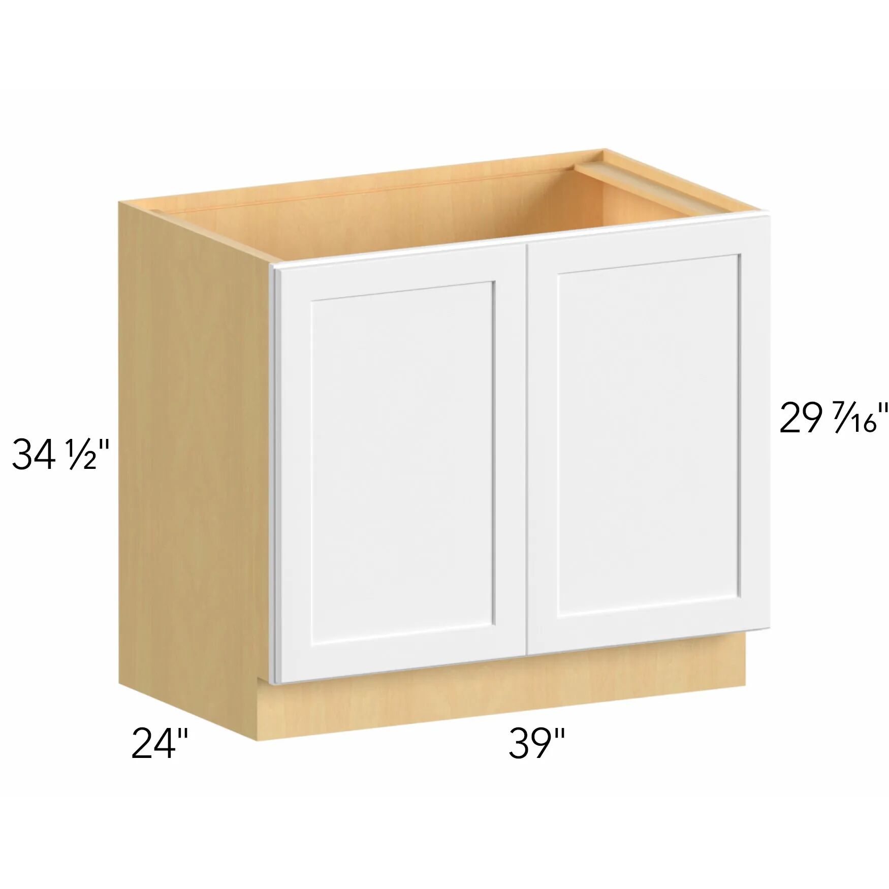 Allure® Echo Timber 39"W x 34.5"H x 24"D Base Cabinet (B39FD)