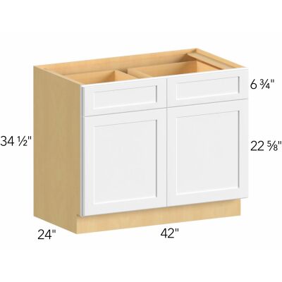 Allure® Echo Dove 42"W x 34.5"H x 24"D Base Cabinet (B42)