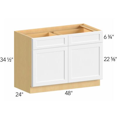 Allure® Echo Dove 48"W x 34.5"H x 24"D Base Cabinet (B48)