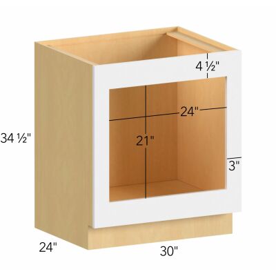 Allure® Galaxy Cobblestone 30"W x 34.5"H x 24"D Blind Corner Cabinet (BOC30)