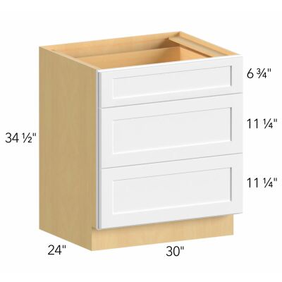 Allure® Echo Timber 30"W x 34.5"H x 24"D Drawer Base Cabinet (DB30)