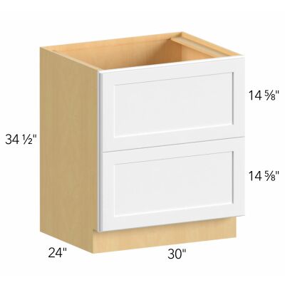 Allure® Echo Timber 30"W x 34.5"H x 24"D Drawer Base Cabinet (DB30-2)