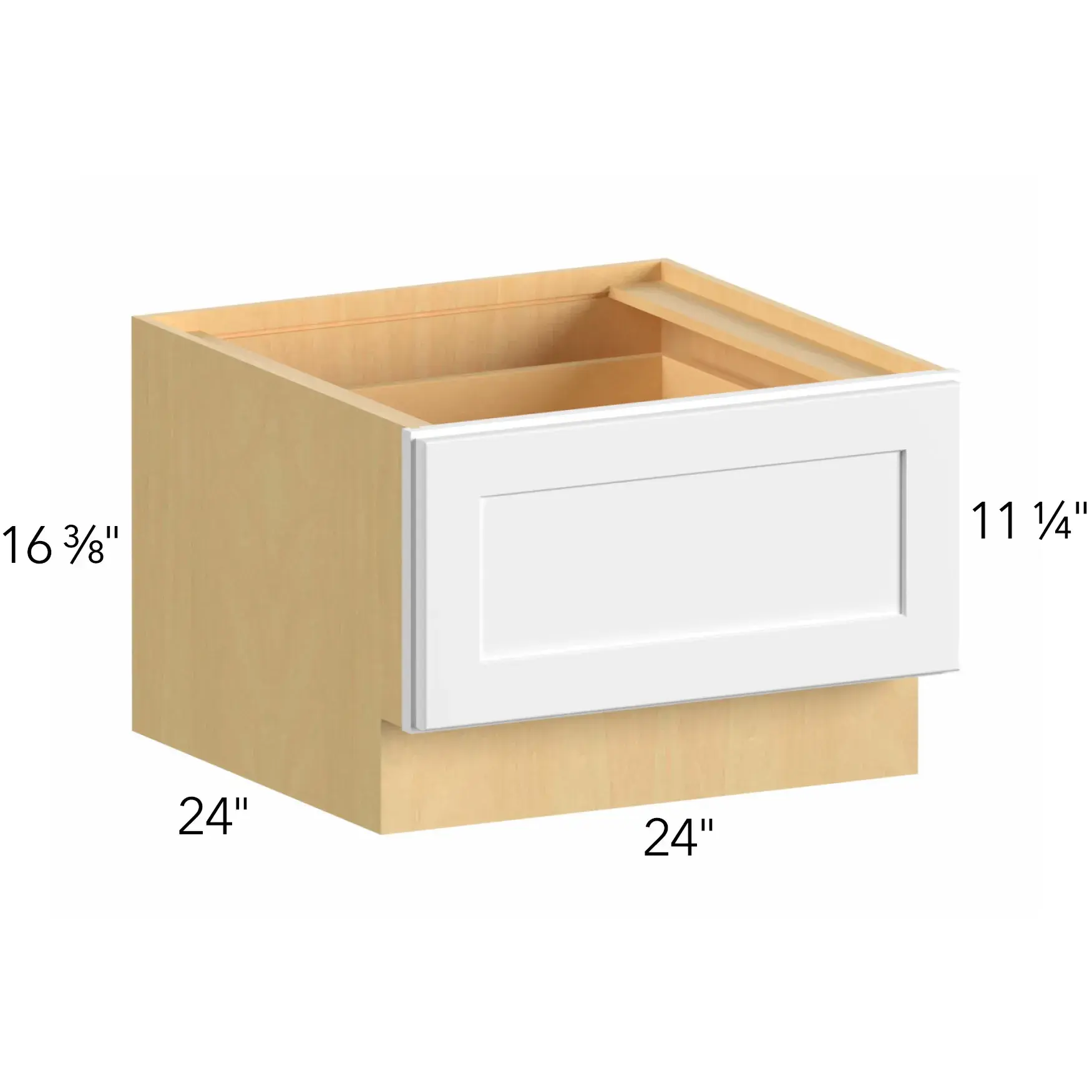 Allure® Echo Timber 24"W x 16.5"H x 24"D Drawer Base Cabinet (DBS24)