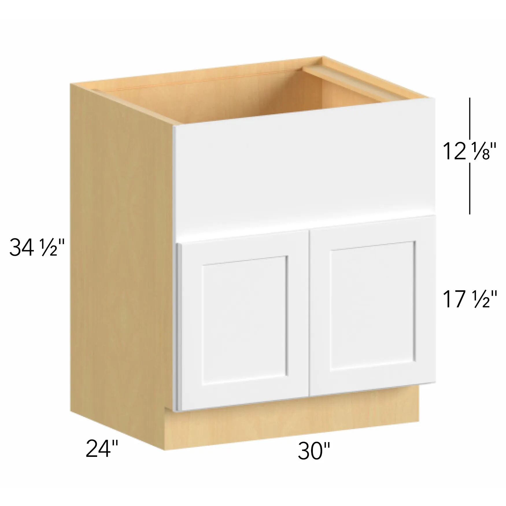 Allure® Echo Timber 30"W x 34.5"H x 24"D Specialty Base Cabinet (FS30)