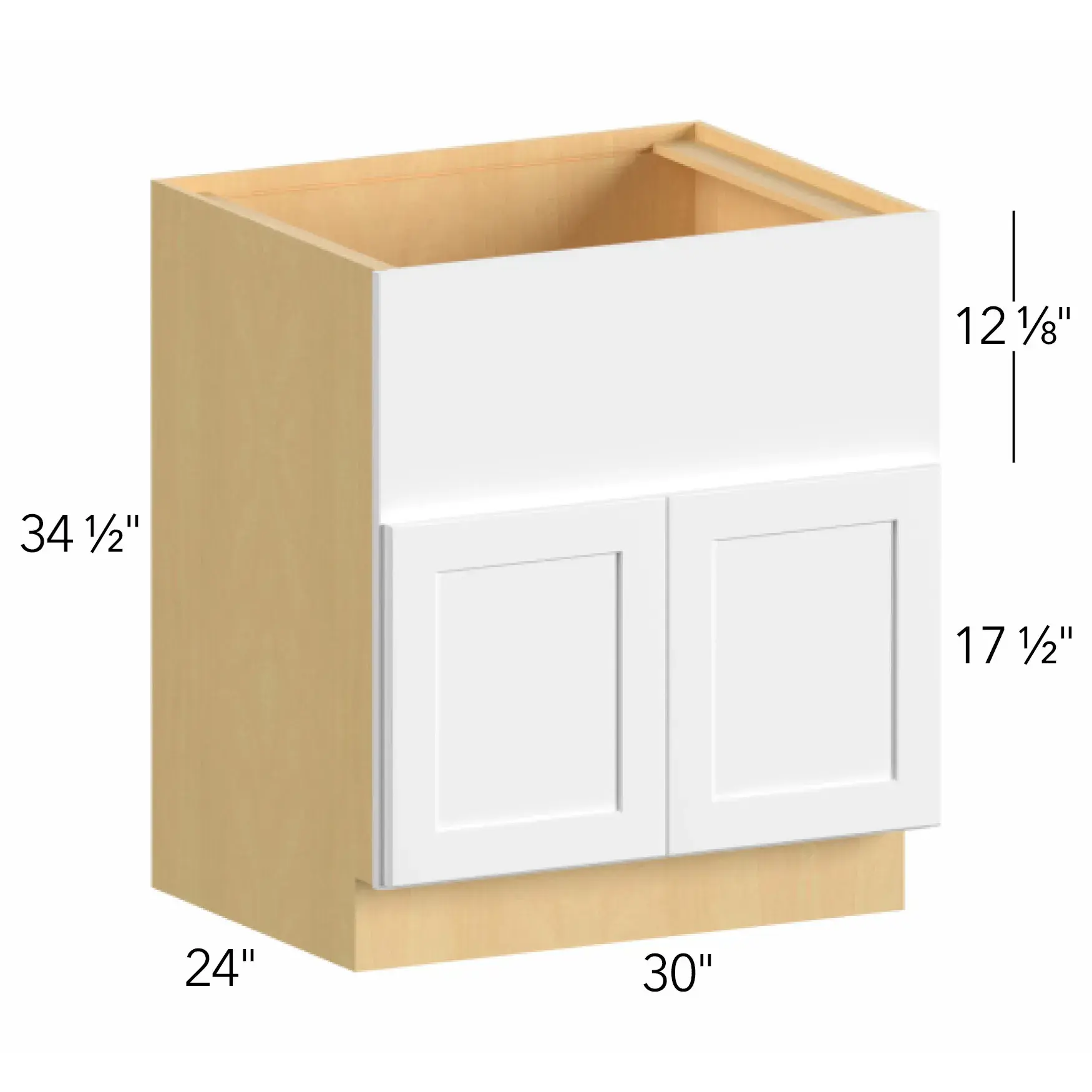 Allure® Echo Timber 30"W x 34.5"H x 24"D Specialty Base Cabinet (FS30)