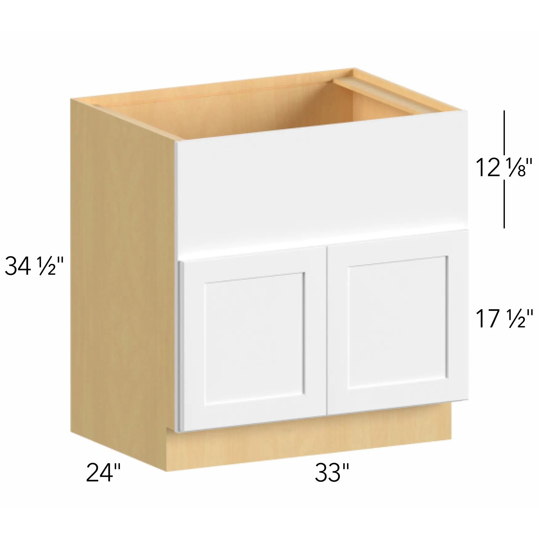 Allure® Echo Timber 33"W x 34.5"H x 24"D Specialty Base Cabinet (FS33)