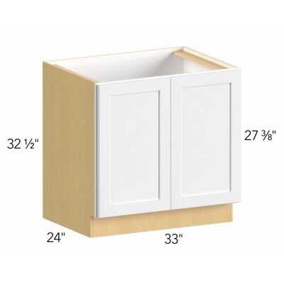 Allure® Galaxy Frost 33"W x 32.5"H x 24"D Sink Base Cabinet (ADA-SB33-R)