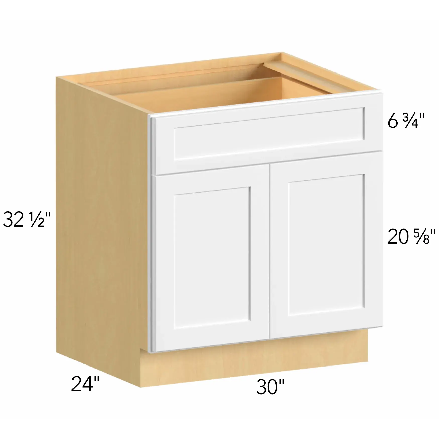 Allure® Galaxy Frost 30"W x 32.5"H x 24"D Base Cabinet (ADA-B30)