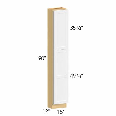 Allure® Echo Timber 15"W x 90"H x 12"D Tall Pantry Cabinet (TP151290)