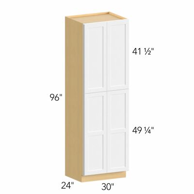 Allure® Echo Timber 30"W x 96"H x 24"D Tall Pantry Cabinet (TP302496)