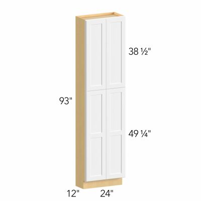 Allure® Galaxy Desert Oak 24"W x 93"H x 12"D Tall Pantry Cabinet (TP241293)