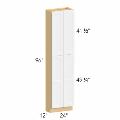 Allure® Echo Timber 24"W x 96"H x 12"D Tall Pantry Cabinet (TP241296)