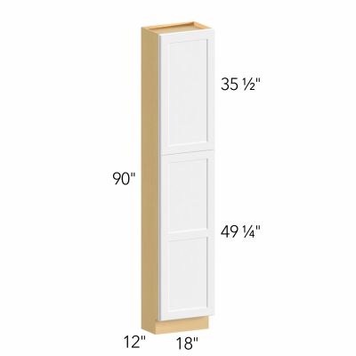 Allure® Echo Timber 18"W x 90"H x 12"D Tall Pantry Cabinet (TP181290)