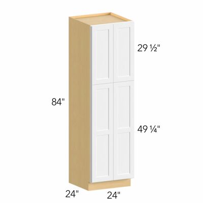 Allure® Echo Timber 24"W x 84"H x 24"D Tall Pantry Cabinet (TP242484)