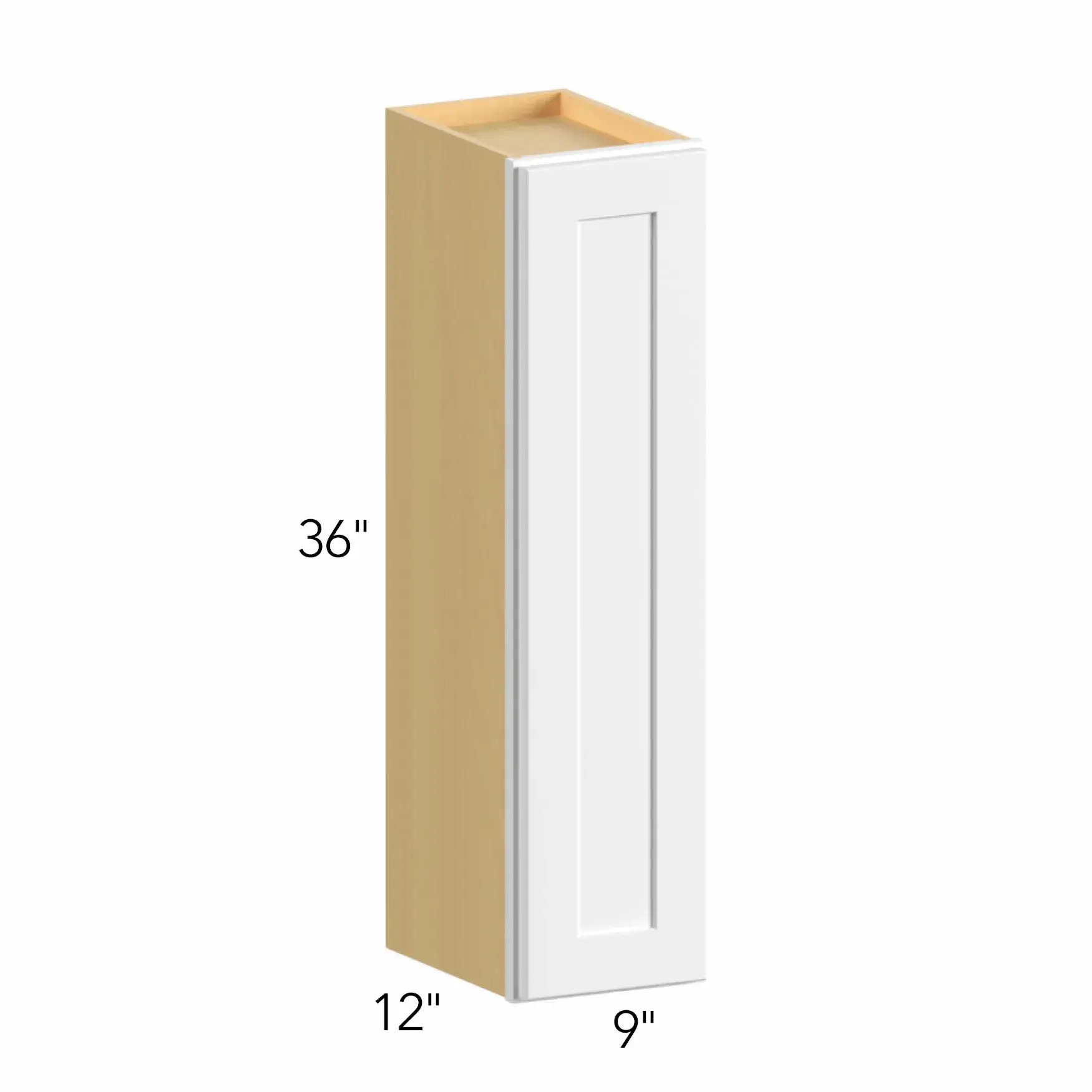 Allure® Luna Timber 9"W x 36"H x 12"D Wall Cabinet (W0936)