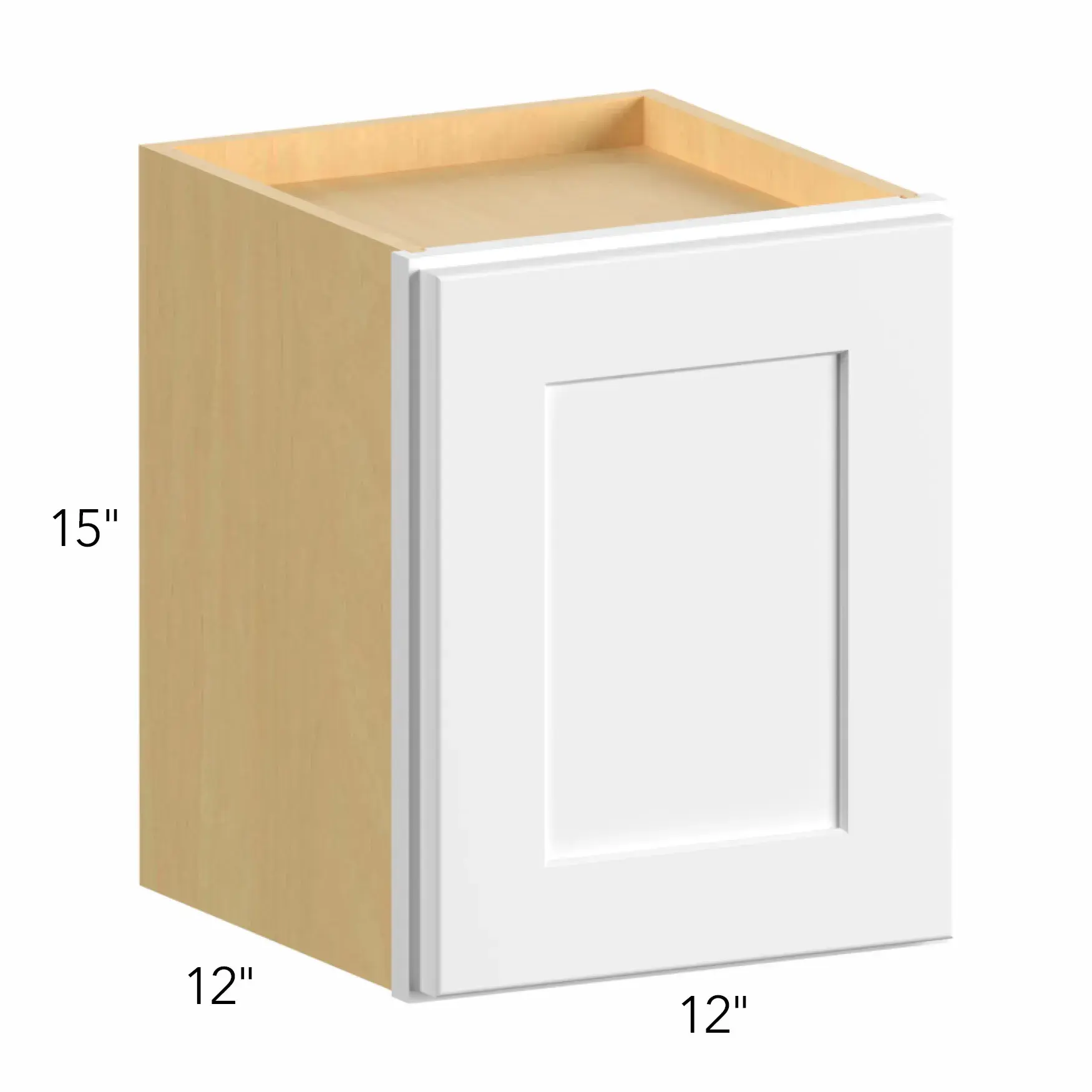 Allure® Echo Dove 12"W x 15"H x 12"D Wall Cabinet (W1215)
