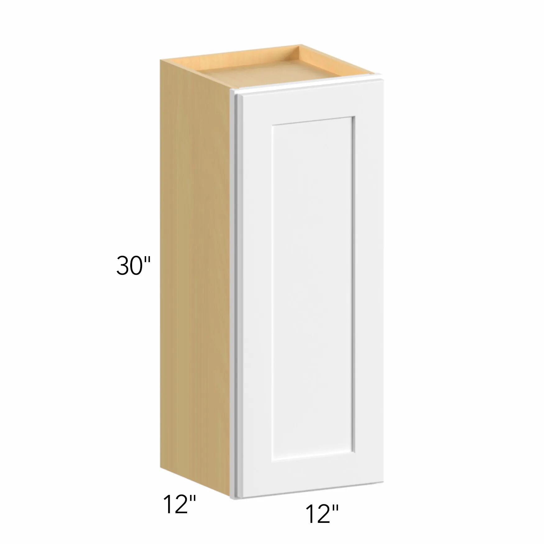 Allure® Luna Truffle 12"W x 30"H x 12"D Wall Cabinet (W1230)