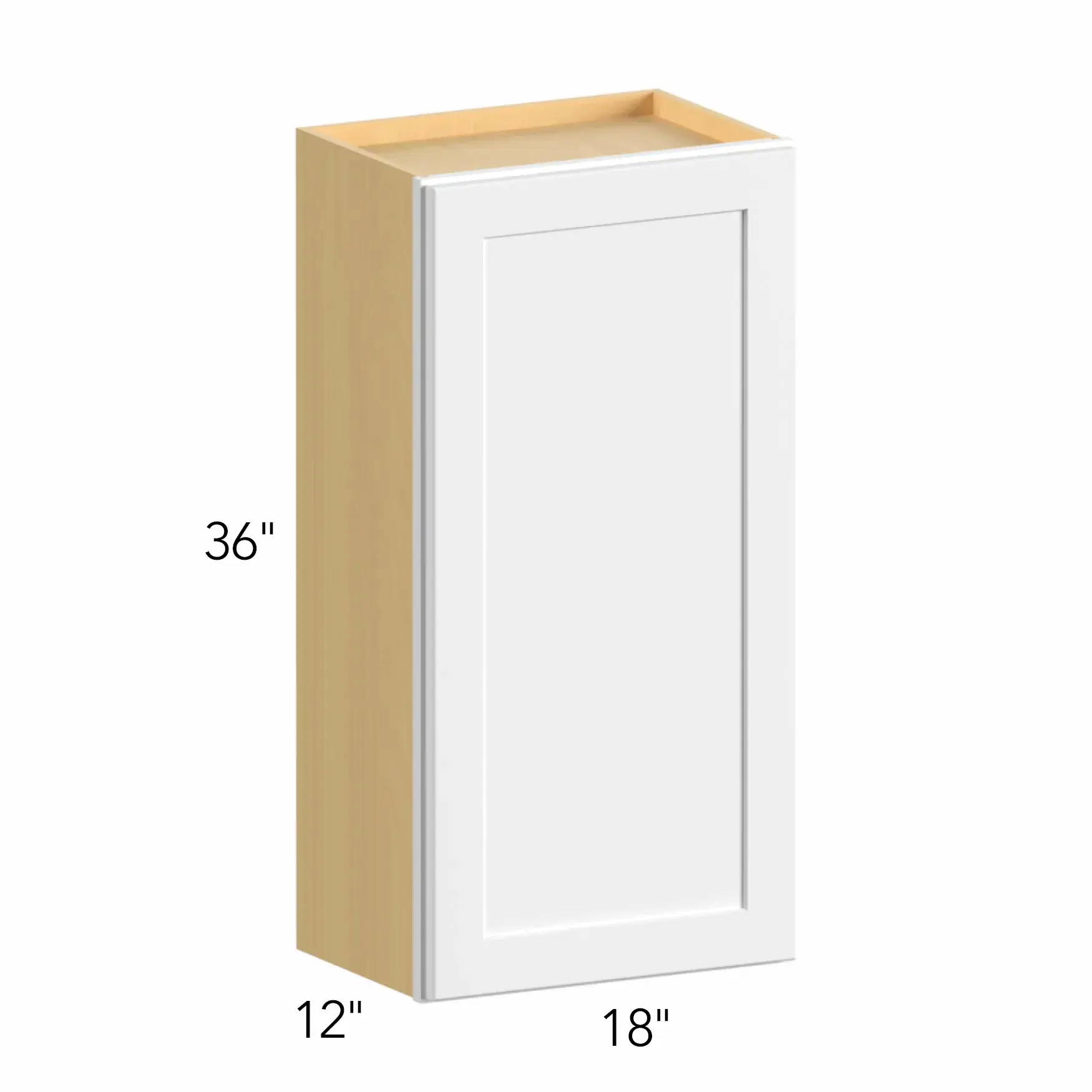 Allure® Echo Dove 18"W x 36"H x 12"D Wall Cabinet (W1836)