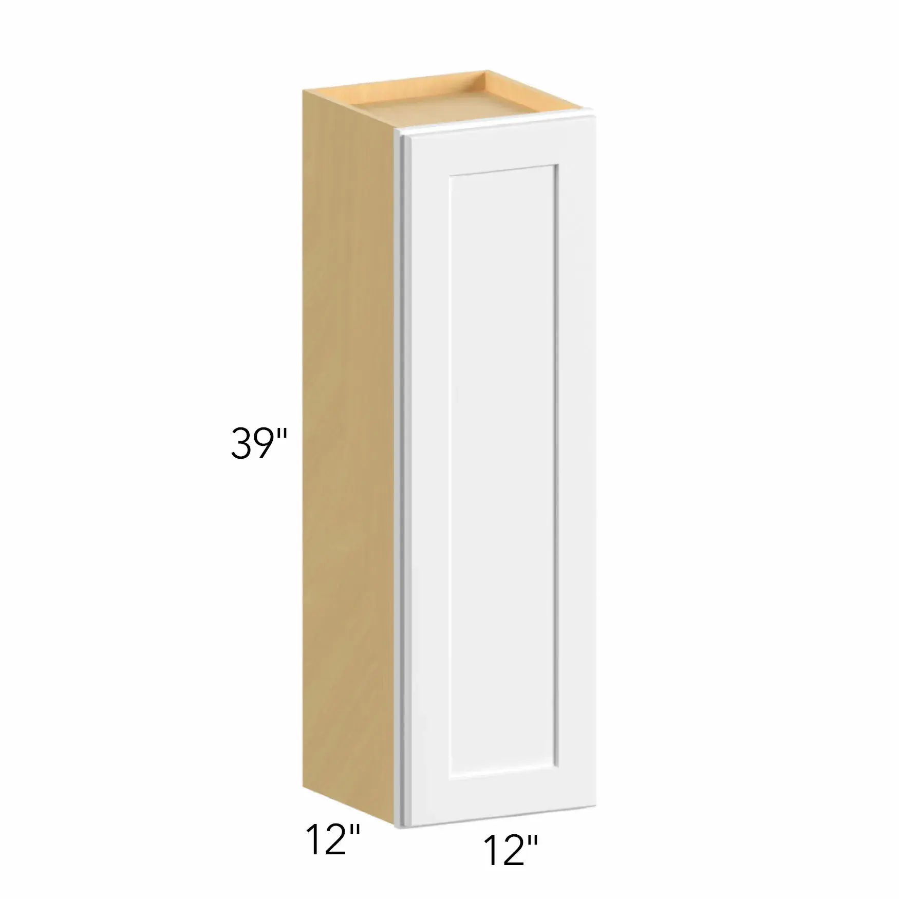 Illume® Tuscany Blanco 12"W x 39"H x 13"D Wall Cabinet (W1239)