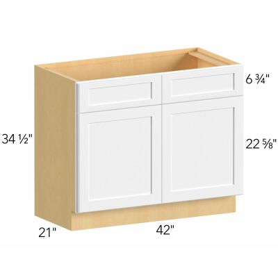 Allure® Echo Dove 42"W x 34.5"H x 21"D Vanity Cabinet (VSB42-34)
