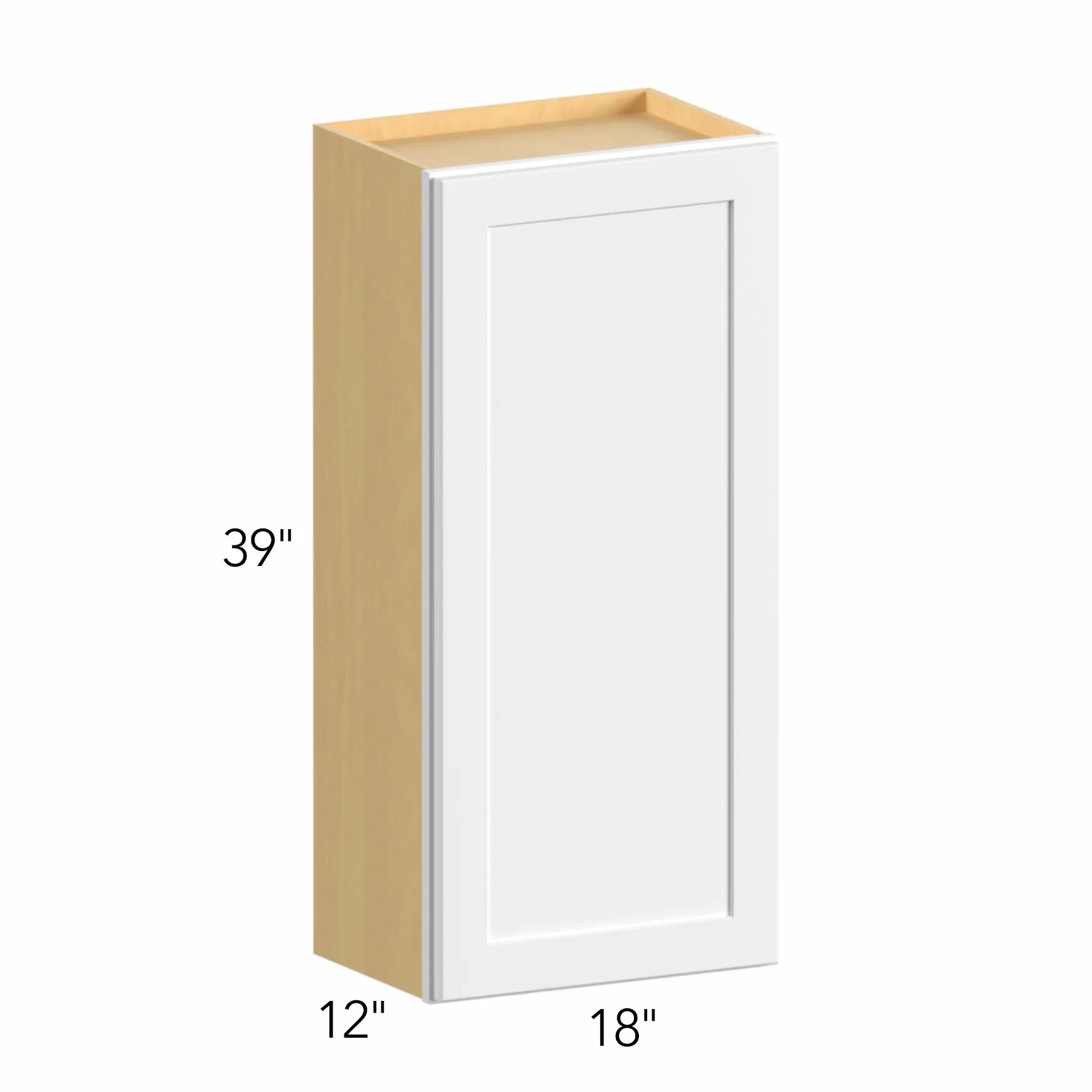 Illume® Tuscany Blanco 18"W x 39"H x 13"D Wall Cabinet (W1839)