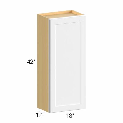Allure® Echo Dove 18"W x 42"H x 12"D Wall Cabinet (W1842)