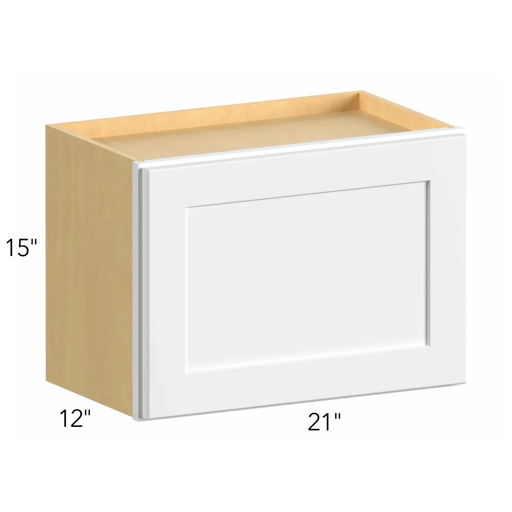 Allure® Luna Dove 21"W x 15"H x 12"D Wall Cabinet (W2115)
