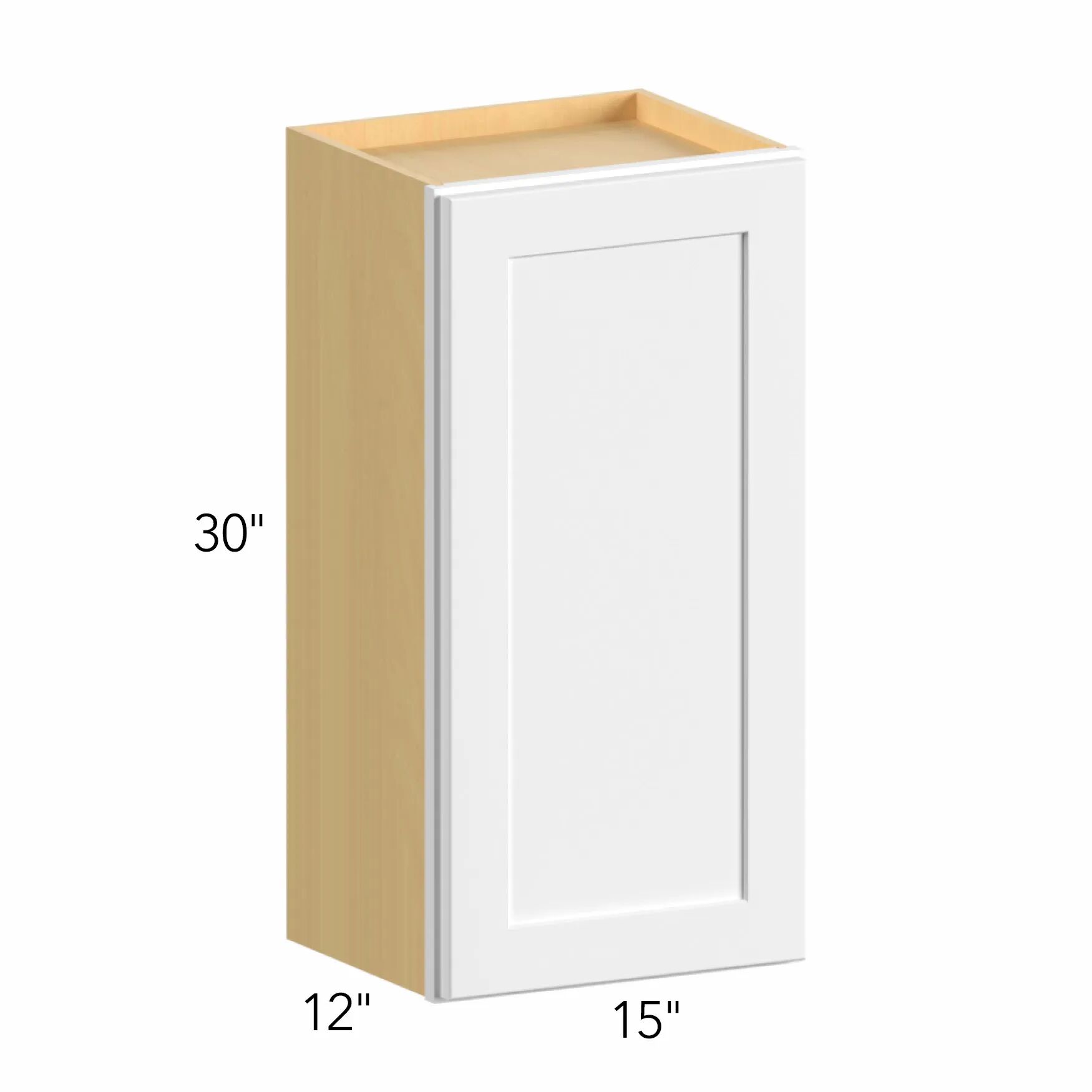 Allure® Echo Timber 15"W x 30"H x 12"D Wall Cabinet (W1530)