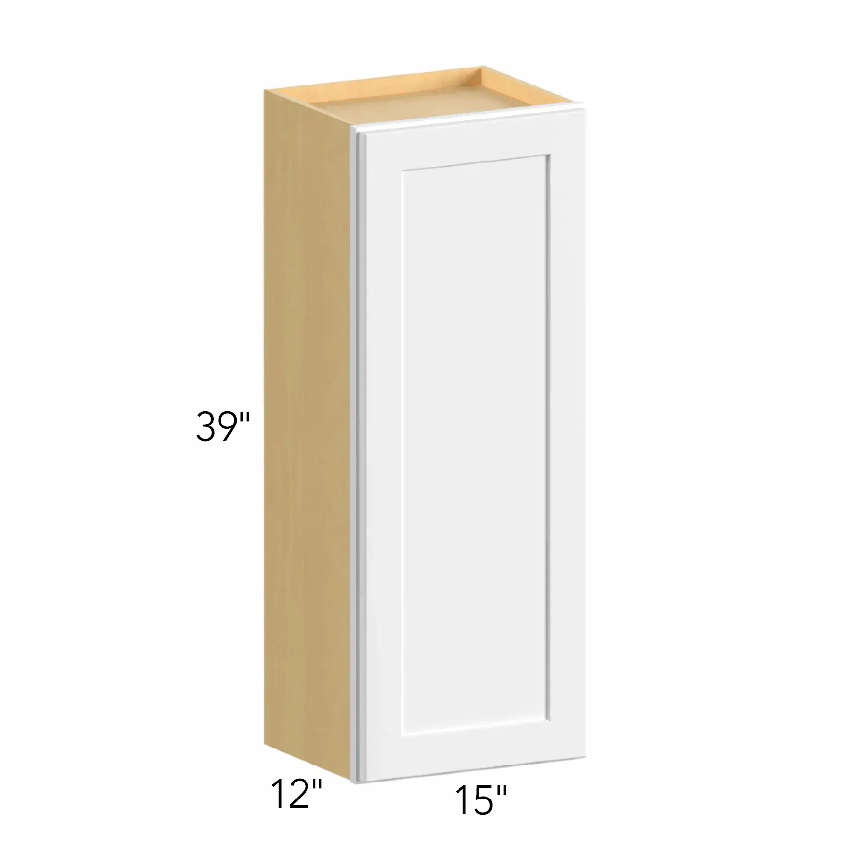 Illume® Tuscany Como Ash 2 15"W x 39"H x 13"D Wall Cabinet (W1539)